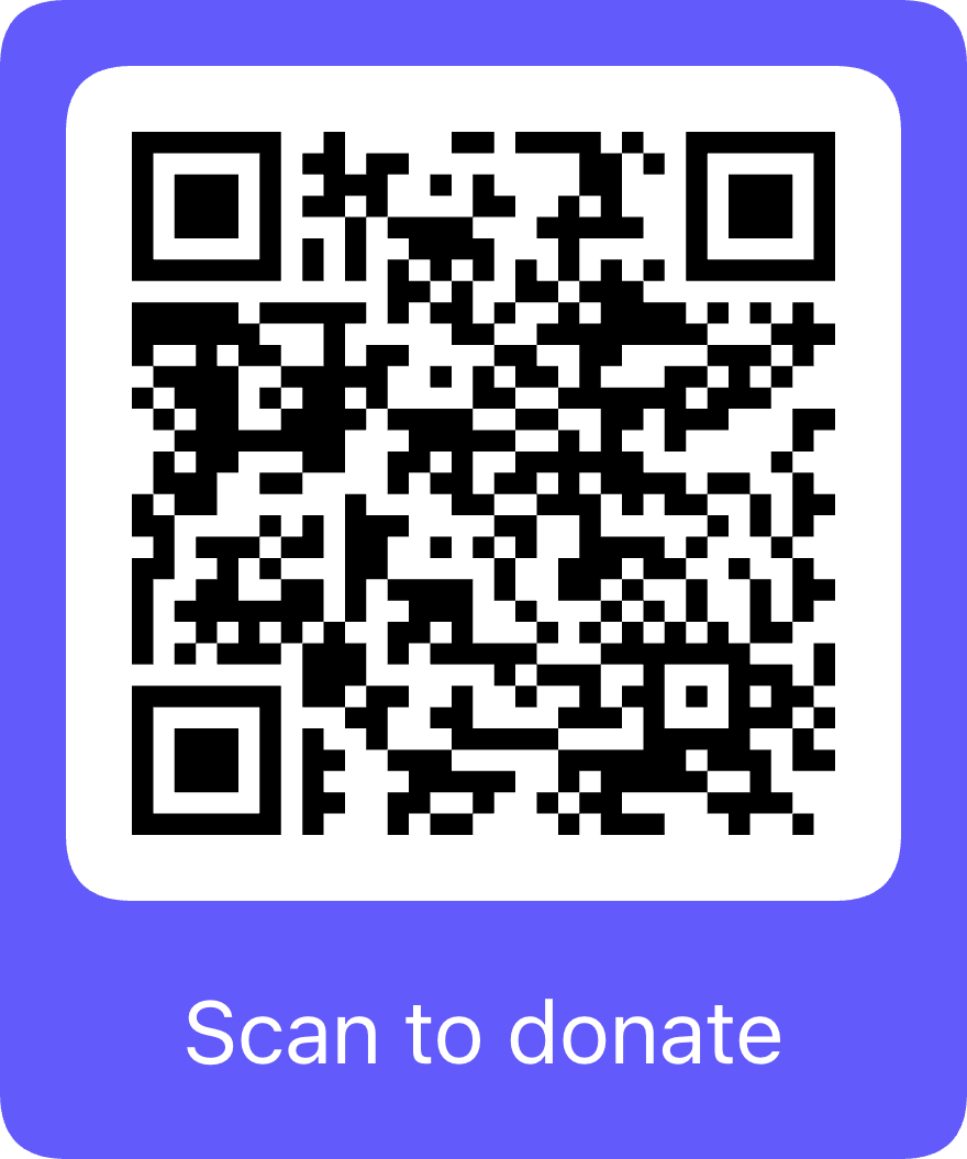 Donate via QR Code